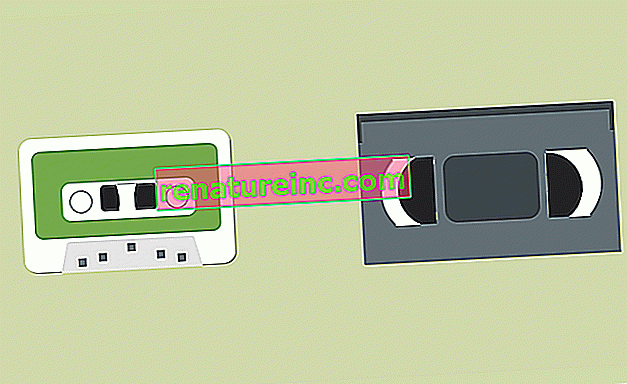 VHS trak in kaseta