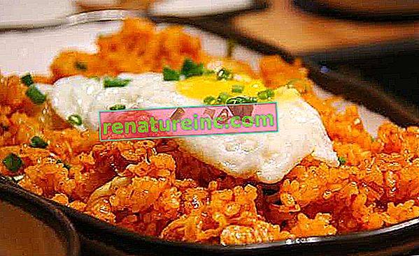 Plato de arroz al curry