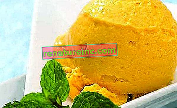 Домашен манго сладолед
