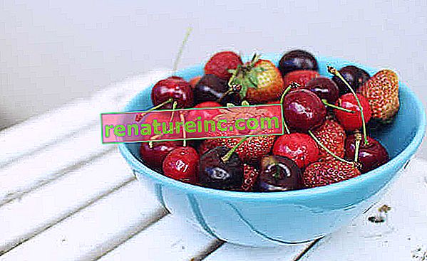 Anthocyanin til stede i røde frugter giver fordele